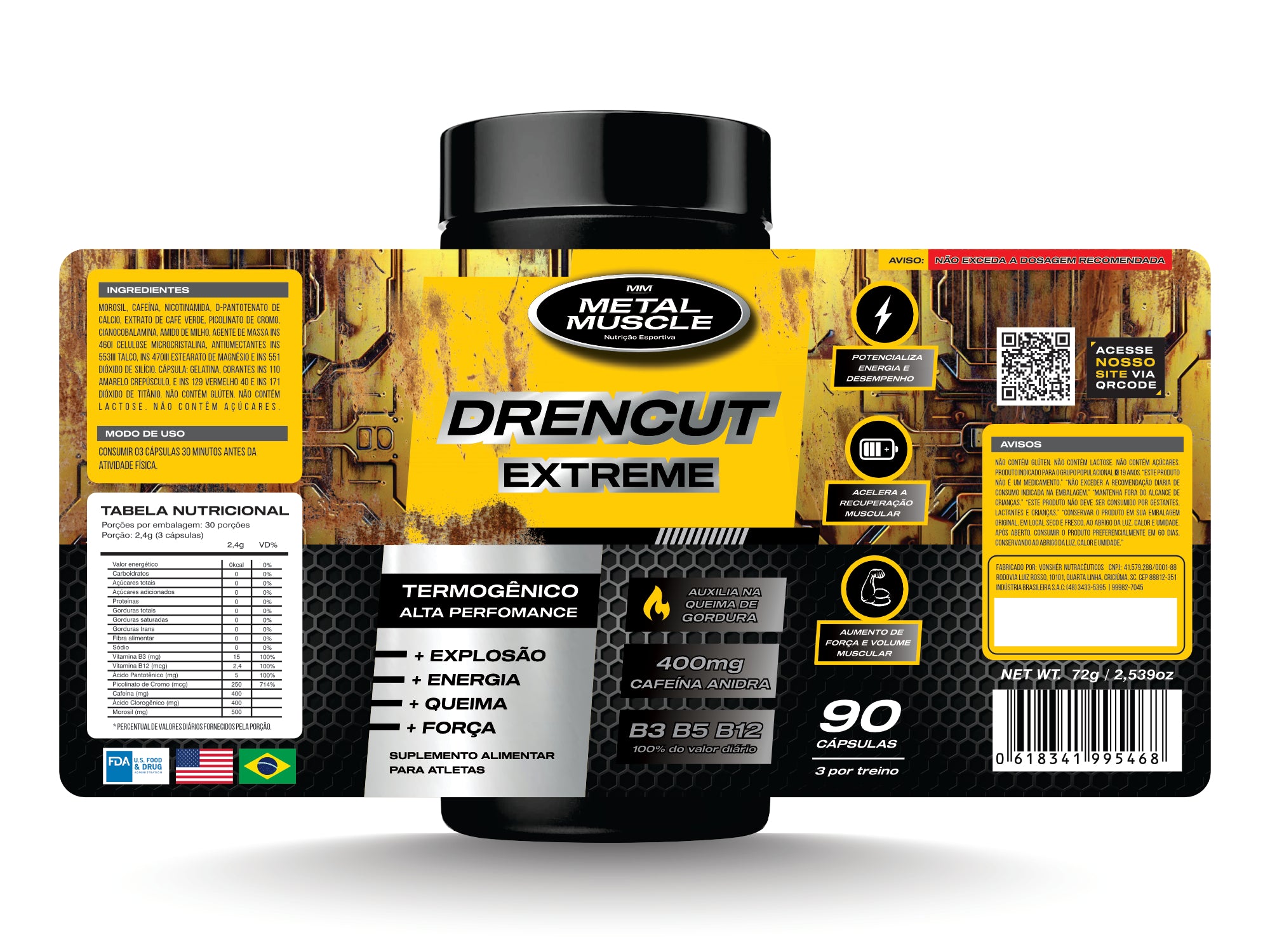 DRENCUT EXTREME 90caps