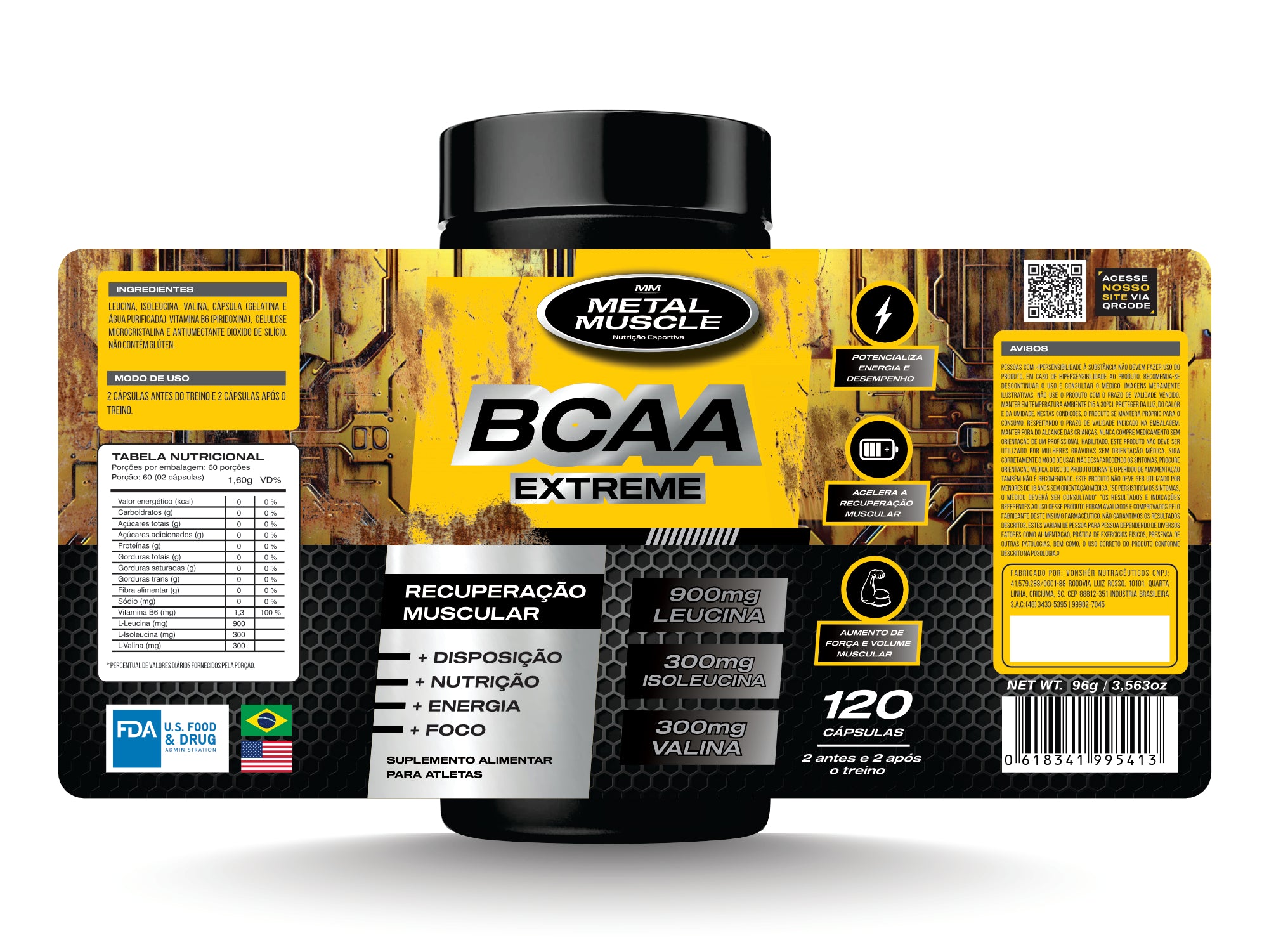 BCAA EXTREME 120caps